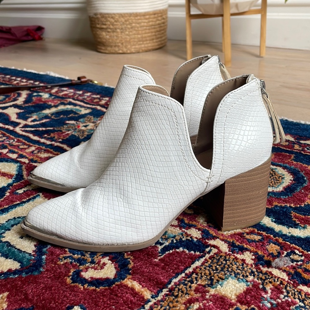 Apt. 9 Faux Snakeskin Booties